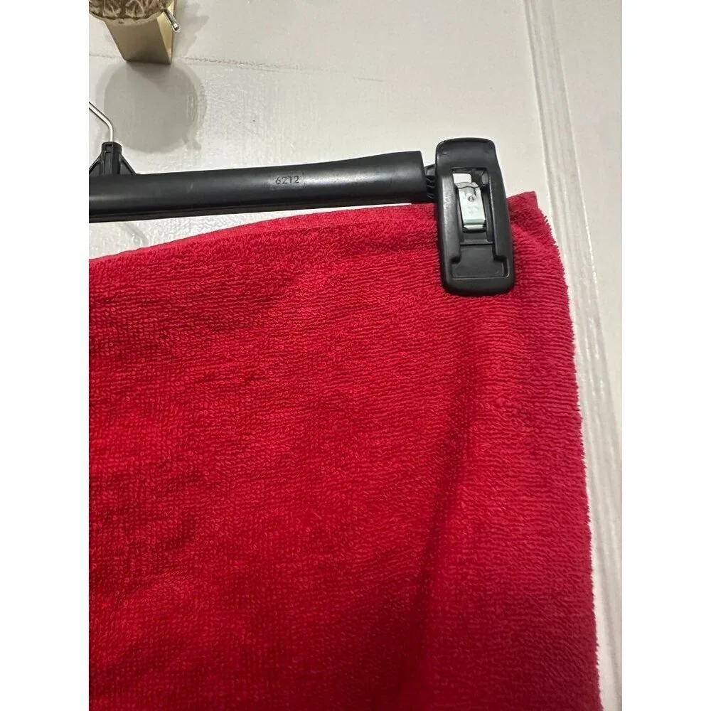 Red Bath Towel